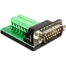 Terminal adapter Sub-D 15pin męski Gameport Delock 65275