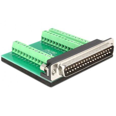 Terminal adapter Sub-D 37pin męski Delock 65320