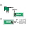 Adapter konwerter SATA 22 pin / SFF-8643 NVMe - M.2 NGFF do dysków M.2 Delock 62703